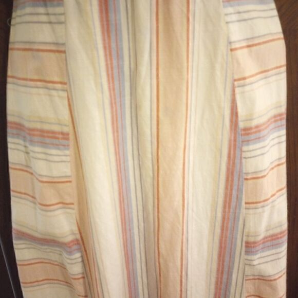 Japan striped sleeveless maxi dress with back cut out - Picture 5 of 9